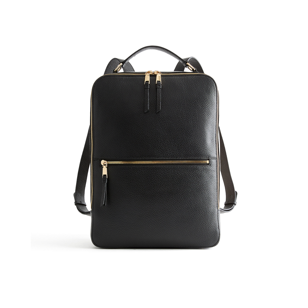 Italian Leather Laptop Backpack